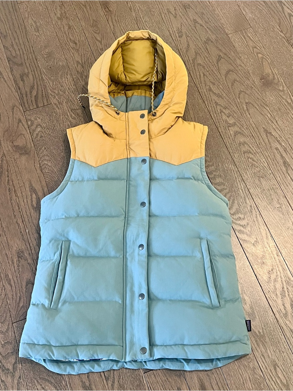 Patagonia Women's Bivy Hooded Down Vest, size Medium